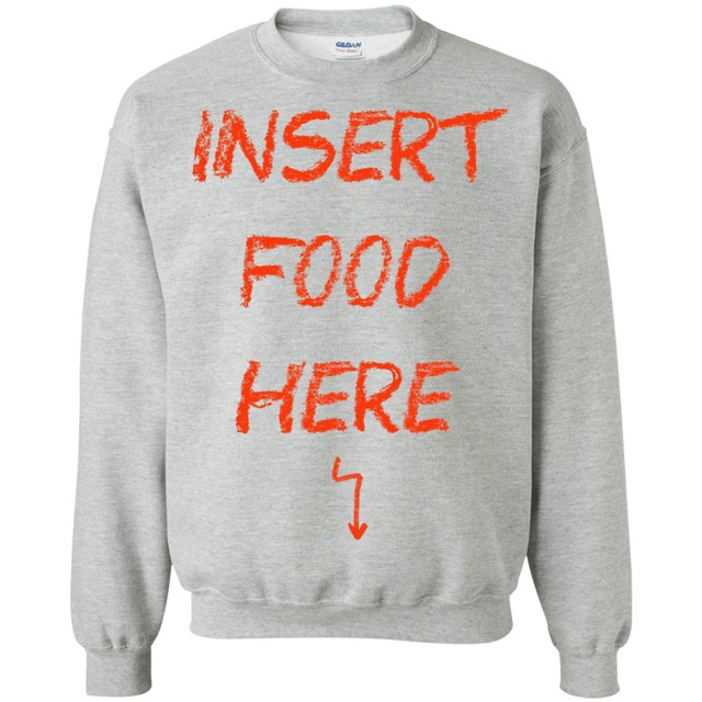Sweatshirts Sport Grey / S Insert Food Crewneck Sweatshirt