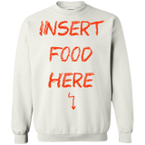 Sweatshirts White / S Insert Food Crewneck Sweatshirt