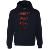 Sweatshirts Navy / S Insert Food Premium Fleece Hoodie