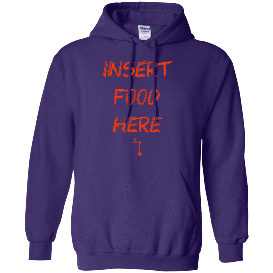 Sweatshirts Purple / S Insert Food Pullover Hoodie