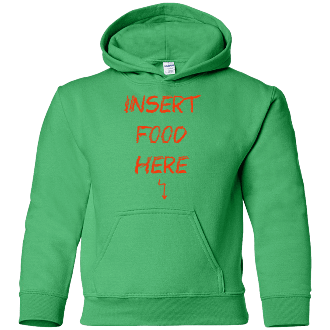 Sweatshirts Irish Green / YS Insert Food Youth Hoodie