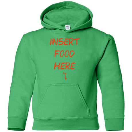 Sweatshirts Irish Green / YS Insert Food Youth Hoodie