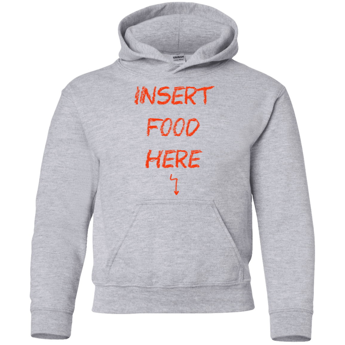 Sweatshirts Sport Grey / YS Insert Food Youth Hoodie