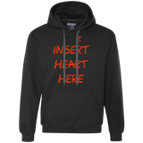 Sweatshirts Black / S Insert Heart Here Premium Fleece Hoodie