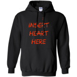 Sweatshirts Black / S Insert Heart Here Pullover Hoodie
