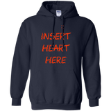 Sweatshirts Navy / S Insert Heart Here Pullover Hoodie