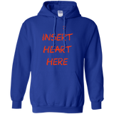 Sweatshirts Royal / S Insert Heart Here Pullover Hoodie