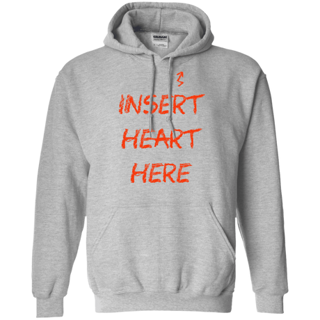 Sweatshirts Sport Grey / S Insert Heart Here Pullover Hoodie