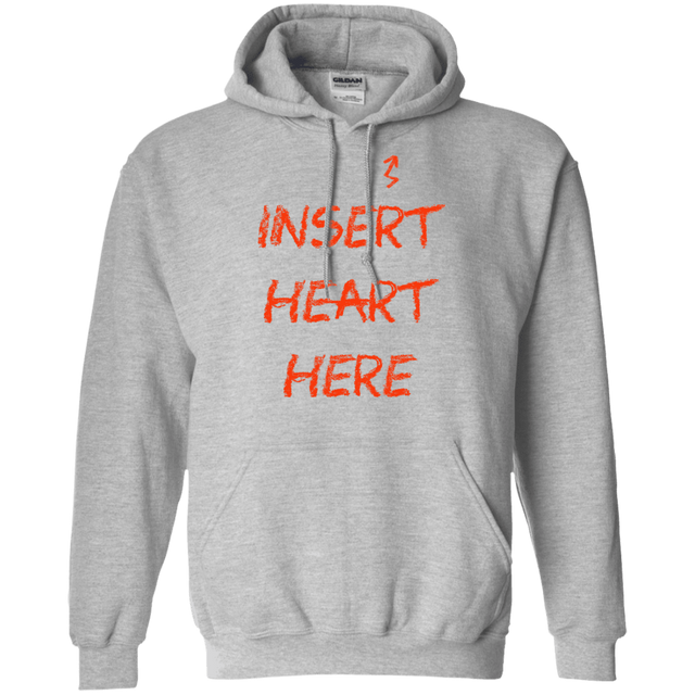 Sweatshirts Sport Grey / S Insert Heart Here Pullover Hoodie