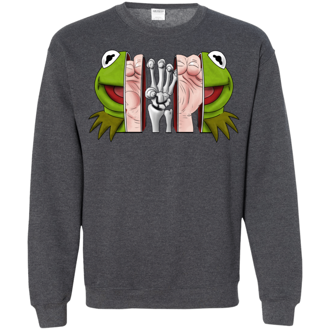 Sweatshirts Dark Heather / S Inside the Frog Crewneck Sweatshirt