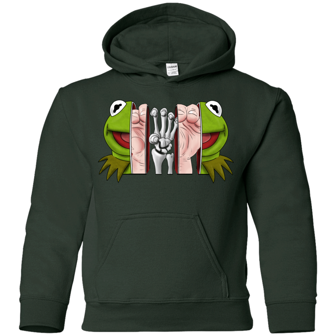 Sweatshirts Forest Green / YS Inside the Frog Youth Hoodie