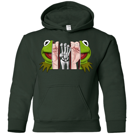 Sweatshirts Forest Green / YS Inside the Frog Youth Hoodie