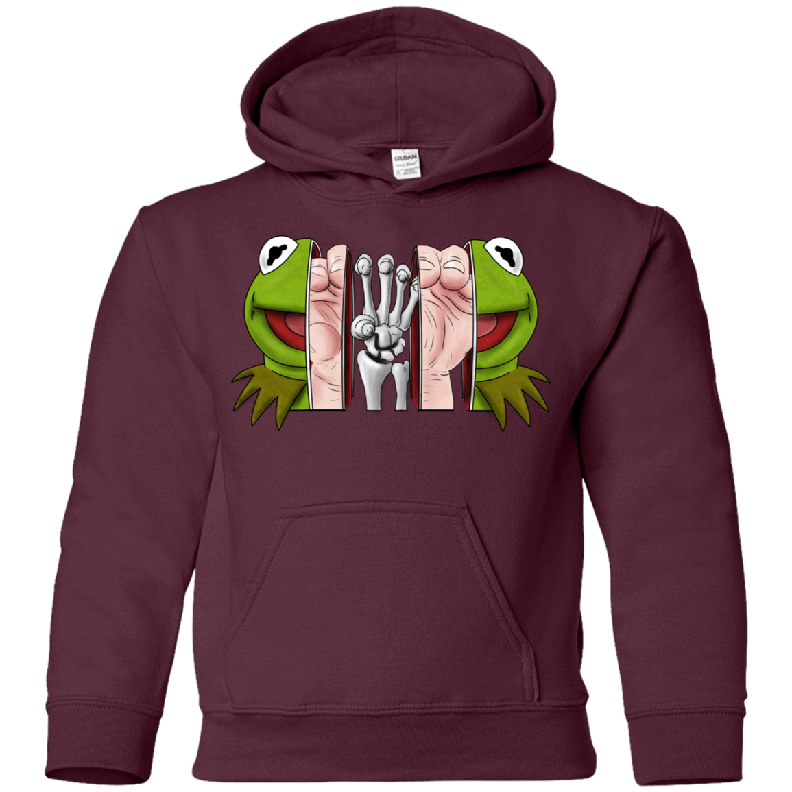 Sweatshirts Maroon / YS Inside the Frog Youth Hoodie