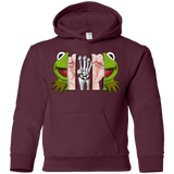 Sweatshirts Maroon / YS Inside the Frog Youth Hoodie
