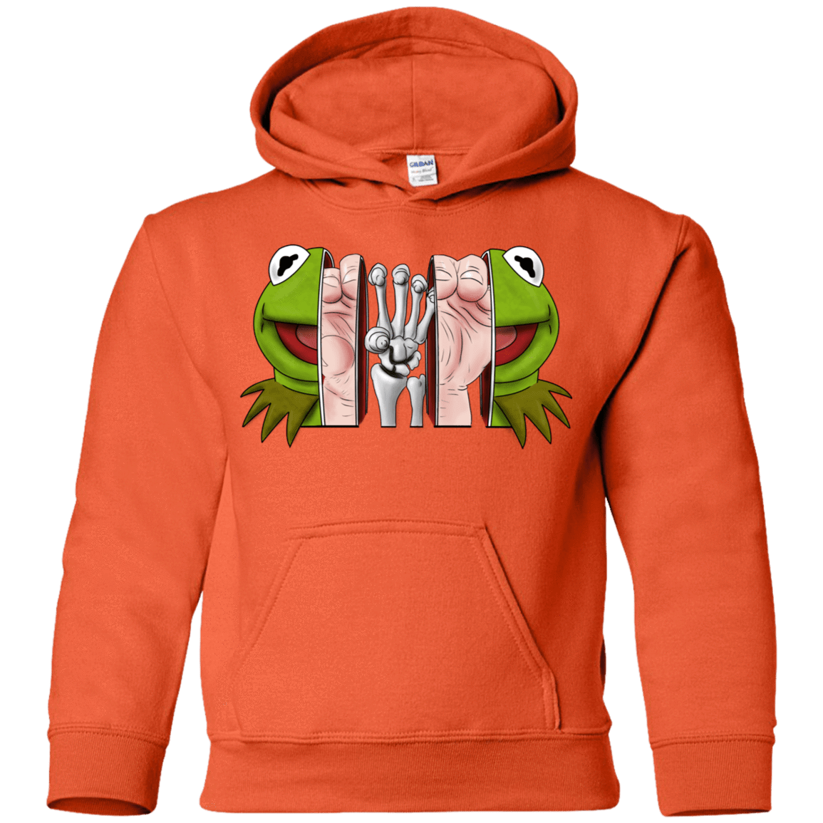 Sweatshirts Orange / YS Inside the Frog Youth Hoodie