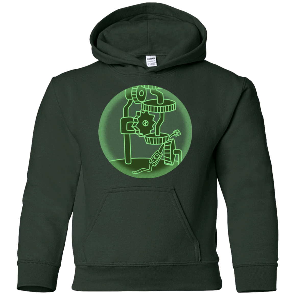 Sweatshirts Forest Green / YS Inside The Thief Youth Hoodie