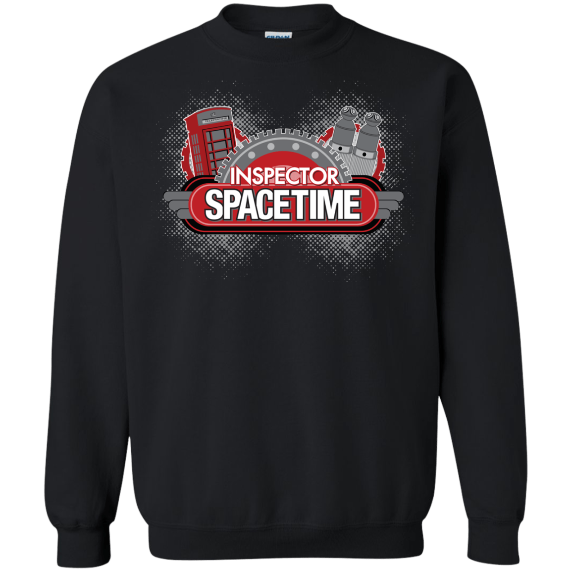 Sweatshirts Black / S Inspector Spacetime Crewneck Sweatshirt