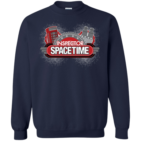 Sweatshirts Navy / S Inspector Spacetime Crewneck Sweatshirt