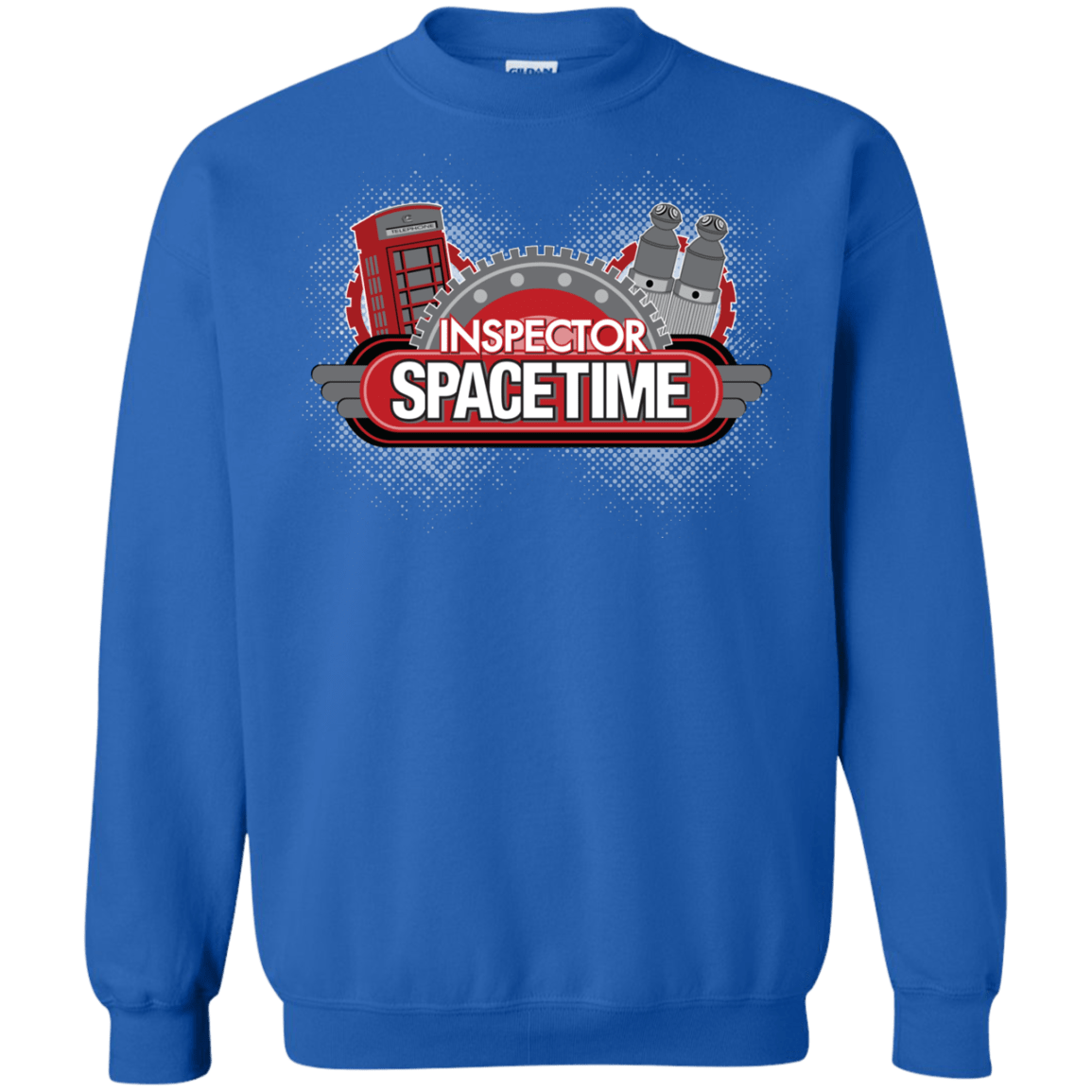 Sweatshirts Royal / S Inspector Spacetime Crewneck Sweatshirt