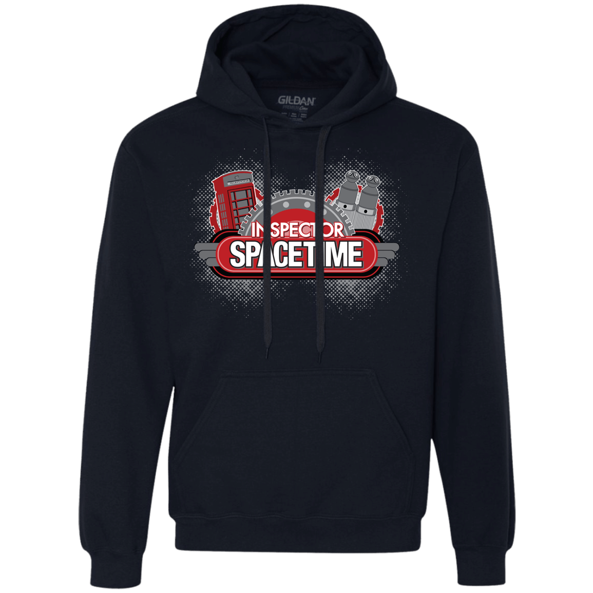 Sweatshirts Navy / S Inspector Spacetime Premium Fleece Hoodie