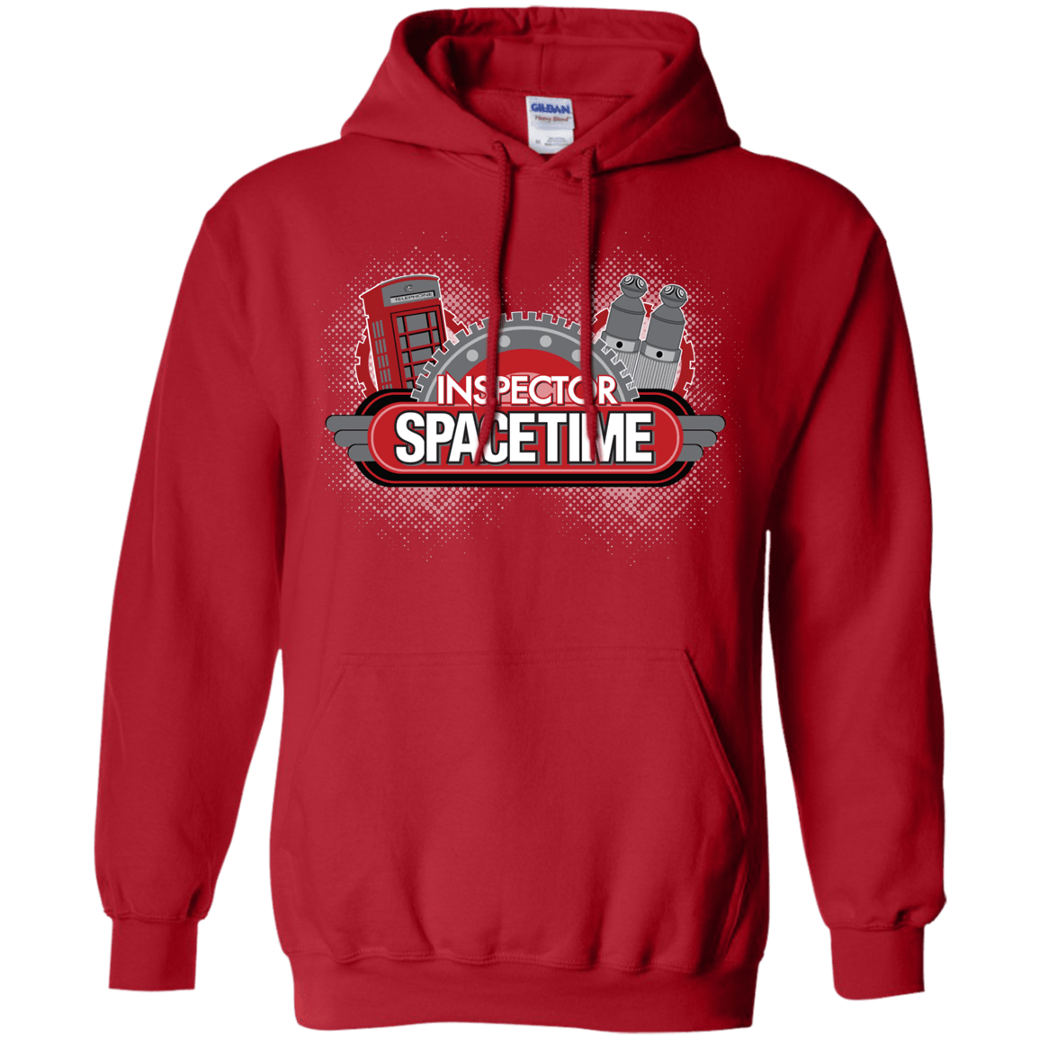 Sweatshirts Red / S Inspector Spacetime Pullover Hoodie