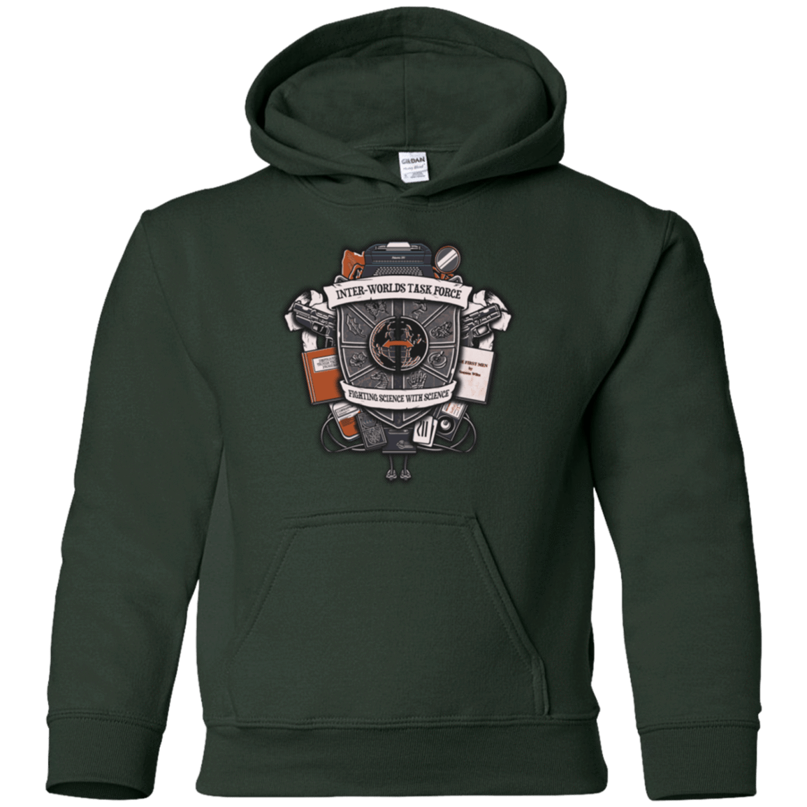 Sweatshirts Forest Green / YS Inter Worlds Task Force Youth Hoodie