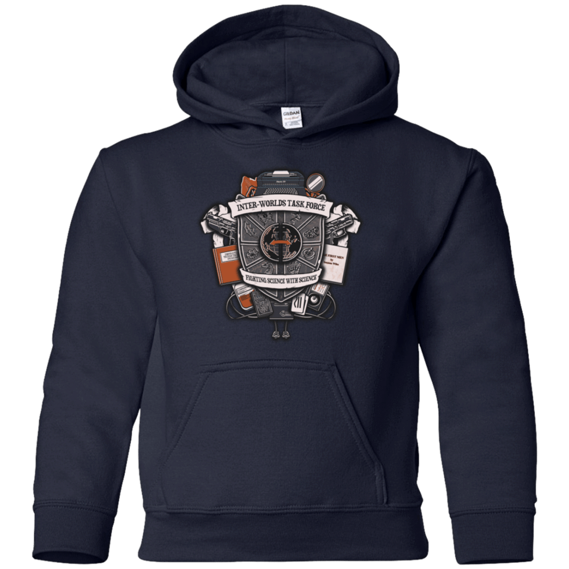 Sweatshirts Navy / YS Inter Worlds Task Force Youth Hoodie