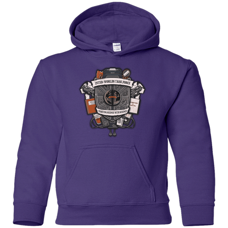 Sweatshirts Purple / YS Inter Worlds Task Force Youth Hoodie