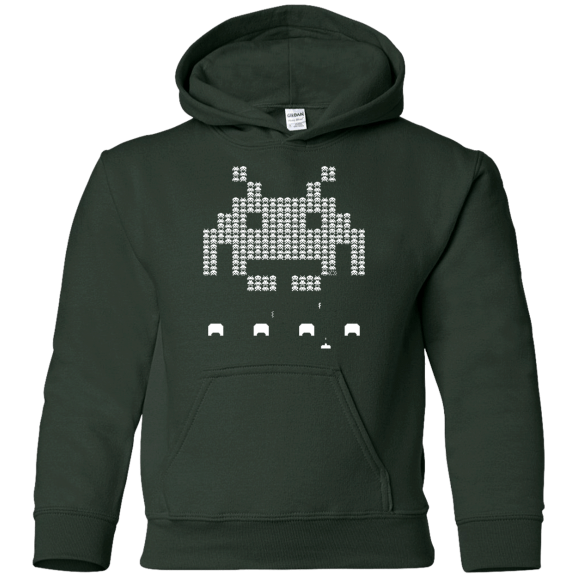 Sweatshirts Forest Green / YS Invade Youth Hoodie