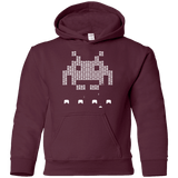 Sweatshirts Maroon / YS Invade Youth Hoodie