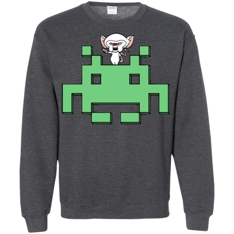 Sweatshirts Dark Heather / S Invaderbrain Crewneck Sweatshirt