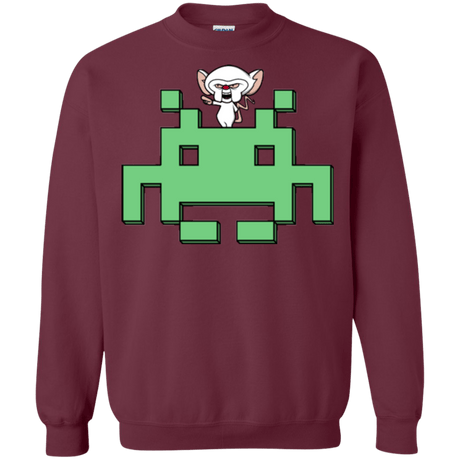 Sweatshirts Maroon / S Invaderbrain Crewneck Sweatshirt