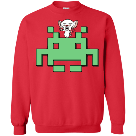 Sweatshirts Red / S Invaderbrain Crewneck Sweatshirt