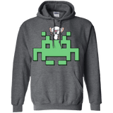 Sweatshirts Dark Heather / S Invaderbrain Pullover Hoodie