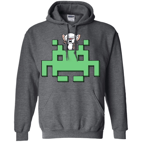 Sweatshirts Dark Heather / S Invaderbrain Pullover Hoodie