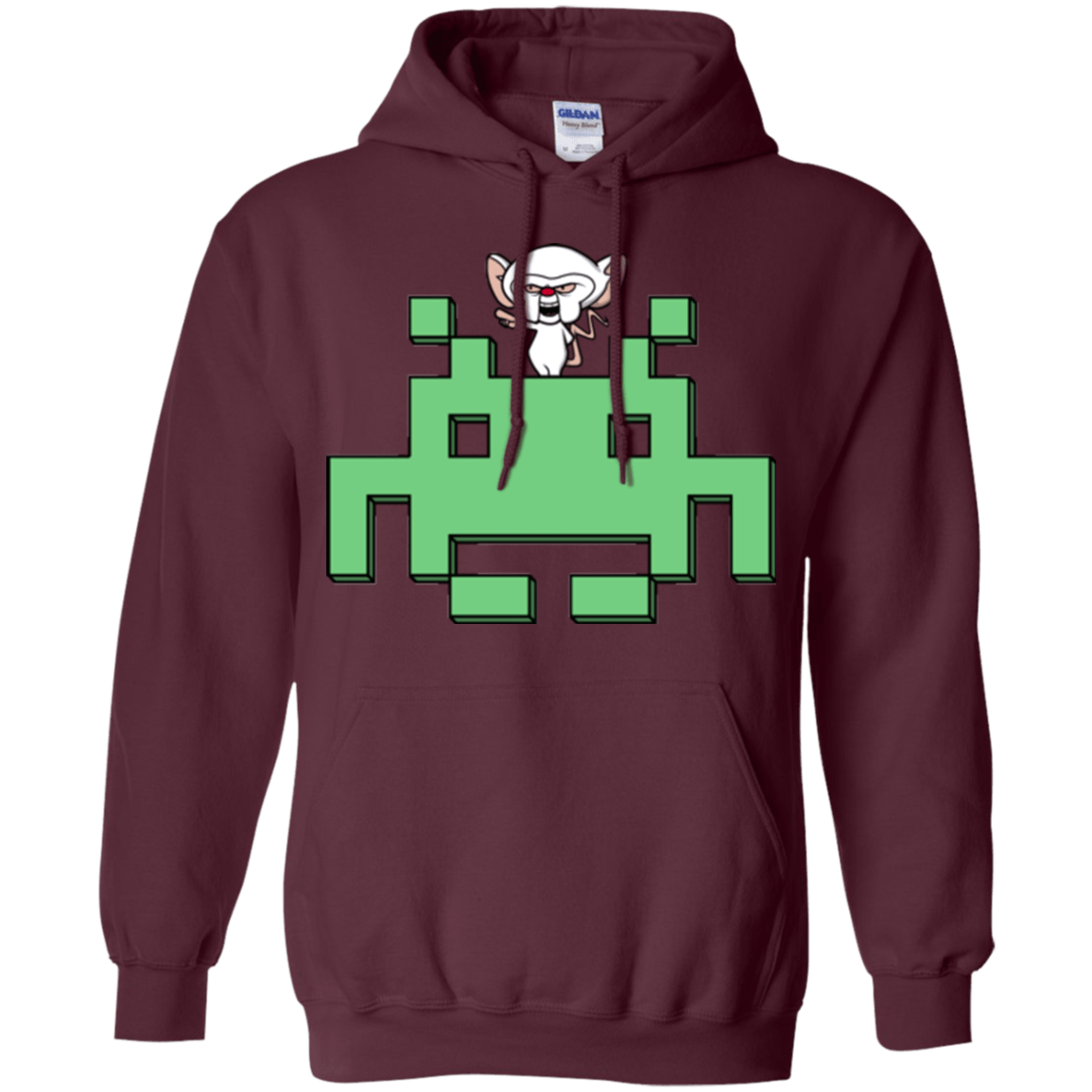 Sweatshirts Maroon / S Invaderbrain Pullover Hoodie