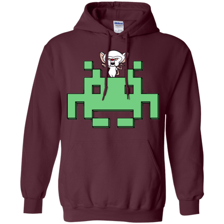 Sweatshirts Maroon / S Invaderbrain Pullover Hoodie