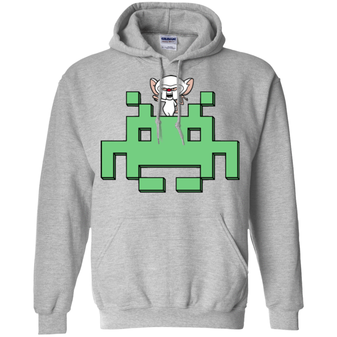 Sweatshirts Sport Grey / S Invaderbrain Pullover Hoodie