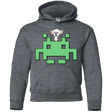 Sweatshirts Dark Heather / YS Invaderbrain Youth Hoodie