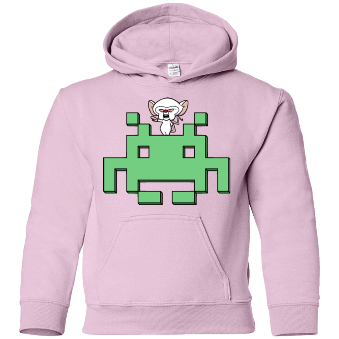 Sweatshirts Light Pink / YS Invaderbrain Youth Hoodie