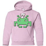 Sweatshirts Light Pink / YS Invaderbrain Youth Hoodie