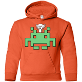 Sweatshirts Orange / YS Invaderbrain Youth Hoodie