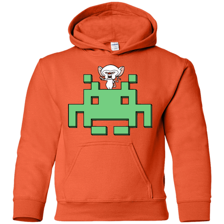 Sweatshirts Orange / YS Invaderbrain Youth Hoodie