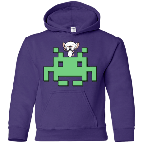 Sweatshirts Purple / YS Invaderbrain Youth Hoodie