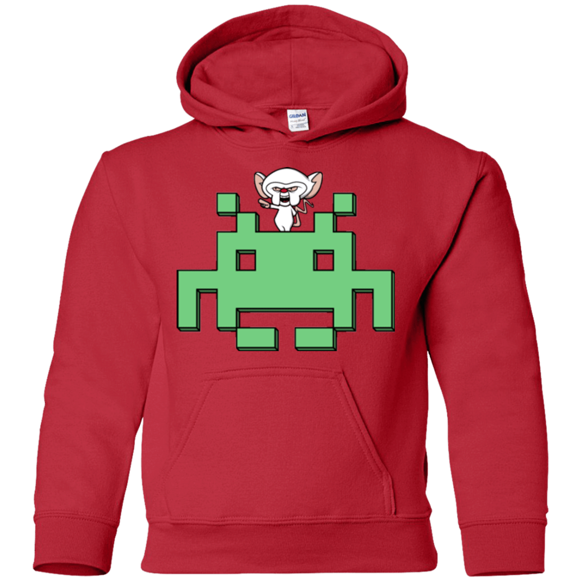 Sweatshirts Red / YS Invaderbrain Youth Hoodie
