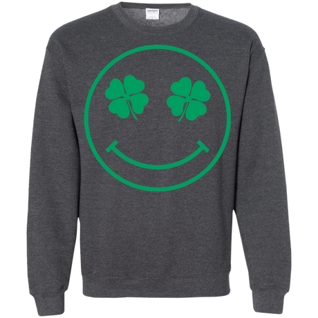Sweatshirts Dark Heather / Small Irish Smiley Crewneck Sweatshirt