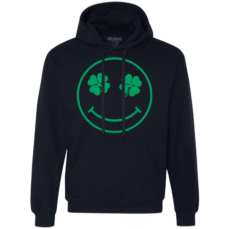 Sweatshirts Navy / Small Irish Smiley Premium Fleece Hoodie