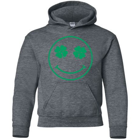 Sweatshirts Dark Heather / YS Irish Smiley Youth Hoodie