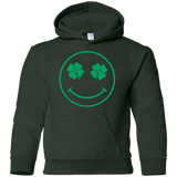 Sweatshirts Forest Green / YS Irish Smiley Youth Hoodie