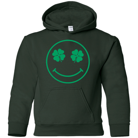 Sweatshirts Forest Green / YS Irish Smiley Youth Hoodie